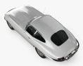 Jaguar E-type купе 1961 3D модель top view