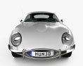Jaguar E-type 쿠페 1961 3D 모델  front view