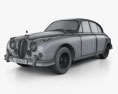 Jaguar Mark 2 1959-1967 Modelo 3d wire render