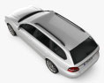 Jaguar X-Type estate 2009 3D模型 顶视图