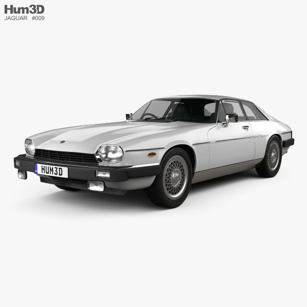 Jaguar XJ-S coupe 1975 3D model