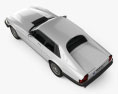 Jaguar XJ-S coupé 1996 3D-Modell Draufsicht