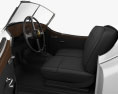 Jaguar XK 140 Roadster with HQ interior 1954 3d model seats