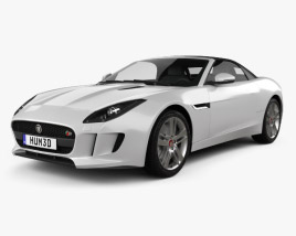 Jaguar F-Type S 敞篷车 2013 3D模型
