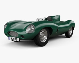 Jaguar D-Type 1955 3Dモデル