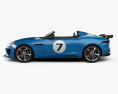 Jaguar Project 7 2014 3d model side view