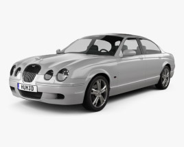 Jaguar S-Type 2008 3D模型