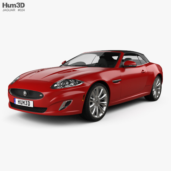 Jaguar XKR Convertibile 2011 Modello 3D