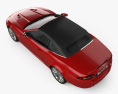 Jaguar XKR Cabriolet 2011 3D-Modell Draufsicht