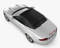 Jaguar XK 敞篷车 2011 3D模型 顶视图
