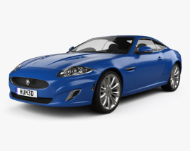 Jaguar XK coupé 2014 Modèle 3D