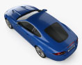 Jaguar XK coupe 2014 3d model top view