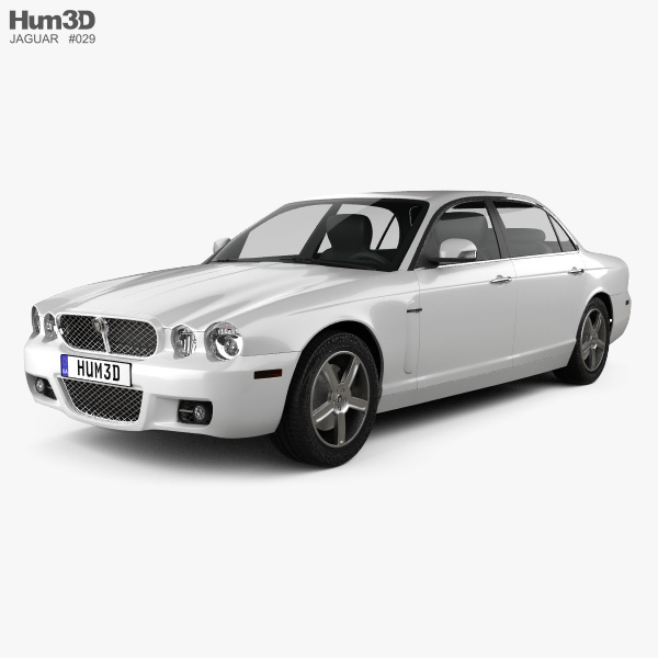 Jaguar XJ (X358) 2009 3D model