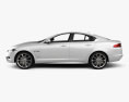 Jaguar XF with HQ interior 2015 3d model side view