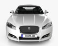 Jaguar XF with HQ interior 2015 3d model front view