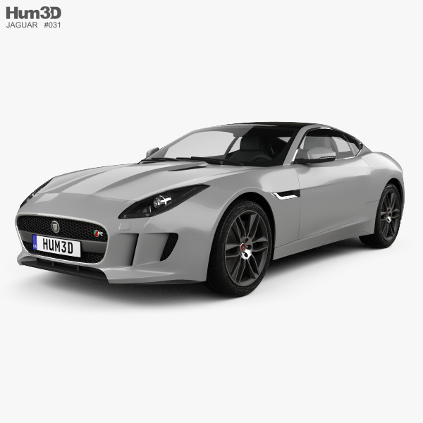 Jaguar F-Type R coupe 2017 3D model