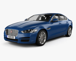 Jaguar XE 2018 3D model