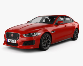 Jaguar XE S 2018 3D model