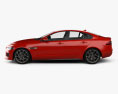 Jaguar XE S 2018 Modello 3D vista laterale