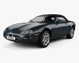 Jaguar XK8 convertible 2002 3D model