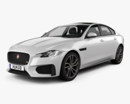 Jaguar XF S 2019 3D model