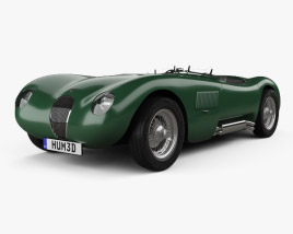 Jaguar C-Type 1951 3Dモデル