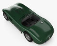 Jaguar C-Type 1951 3d model top view