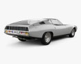 Jaguar Bertone Pirana 1967 3D模型 后视图