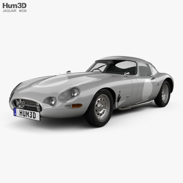 Jaguar E-type Lightweight 1963 3D模型