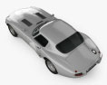 Jaguar E-type Lightweight 1963 3d model top view