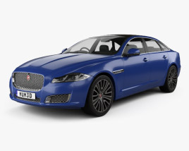 Jaguar XJ (X351) 2009 3D model