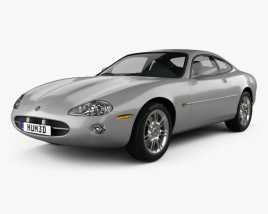 Jaguar XK 8 coupe 2002 3D model