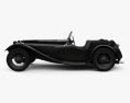 SS Jaguar 100 1936 3D模型 侧视图