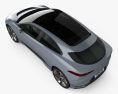 Jaguar I-Pace Concepto 2016 Modelo 3D vista superior