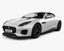 Jaguar F-Type 400 Sport クーペ 2020 3Dモデル
