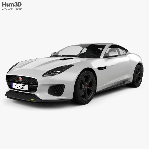 Jaguar F-Type 400 Sport coupe 2020 3D model