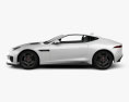 Jaguar F-Type 400 Sport coupé 2020 3D-Modell Seitenansicht