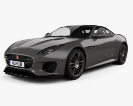 Jaguar F-Type R-Dynamic コンバーチブル 2017 3Dモデル