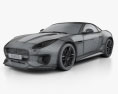 Jaguar F-Type R-Dynamic Кабріолет 2020 3D модель wire render