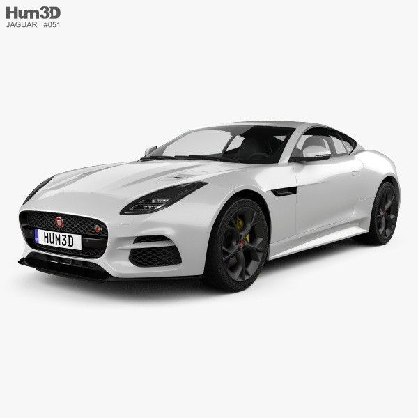 Jaguar F-Type R coupe 2020 3D model
