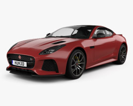 Jaguar F-Type SVR coupe 2020 3D model