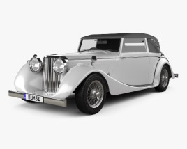 Jaguar Mark IV Drophead coupe 1940 3D model