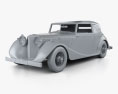 Jaguar Mark IV Drophead coupe 1940 3D模型 clay render