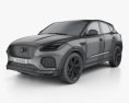 Jaguar E-Pace R-Dynamic 2019 3D-Modell wire render