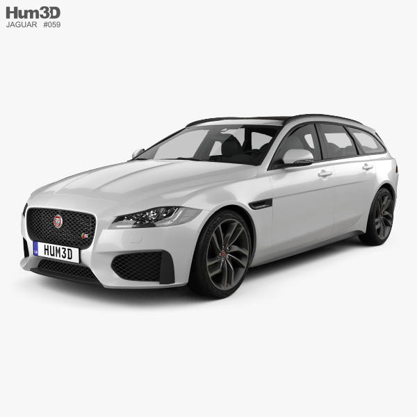 Jaguar XF sportbrake S 2019 Modelo 3d