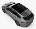 Jaguar F-Pace SVR 2020 3d model top view