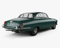 Jaguar Mark X 1961 3D模型 后视图