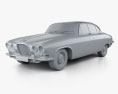Jaguar Mark X 1961 3D-Modell clay render
