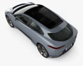 Jaguar I-Pace 概念 HQインテリアと 2016 3Dモデル top view