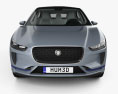 Jaguar I-Pace 概念 HQインテリアと 2016 3Dモデル front view